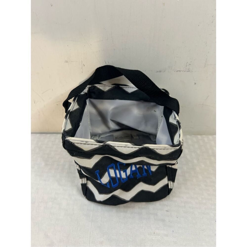 31” Thirty-one 6" square chevron pattern “Logan”Black/ White - Picture 2 of 6